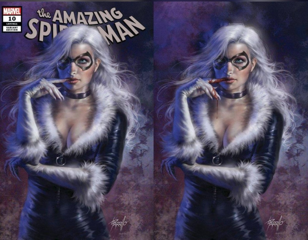 The Amazing Spider-man Vol 6 #10 - ComicXposure - Lucio Parrillo Virgin Trade & Virgin Set