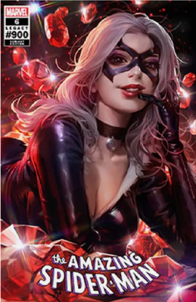 The Amazing Spider-man Vol7 #6 Legacy #900 - Cover C - Artgerm Collectibles - Derrick Chew Trade Variant