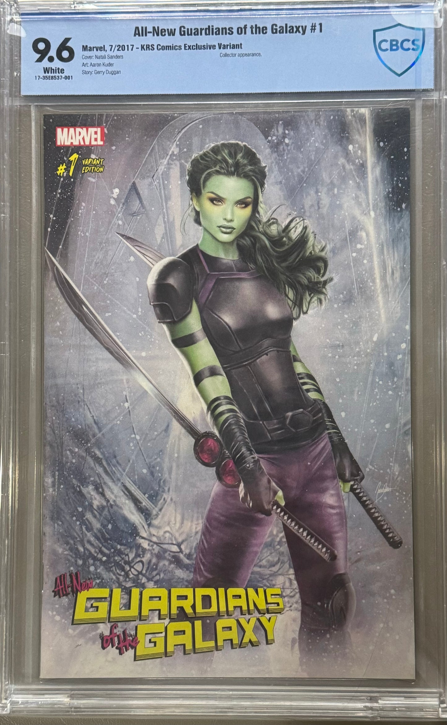 All-New Guardians of the Galaxy Vol 1 #1 - Cover I - KRS Comics Natali Sanders Variant - CBCS 9.6
