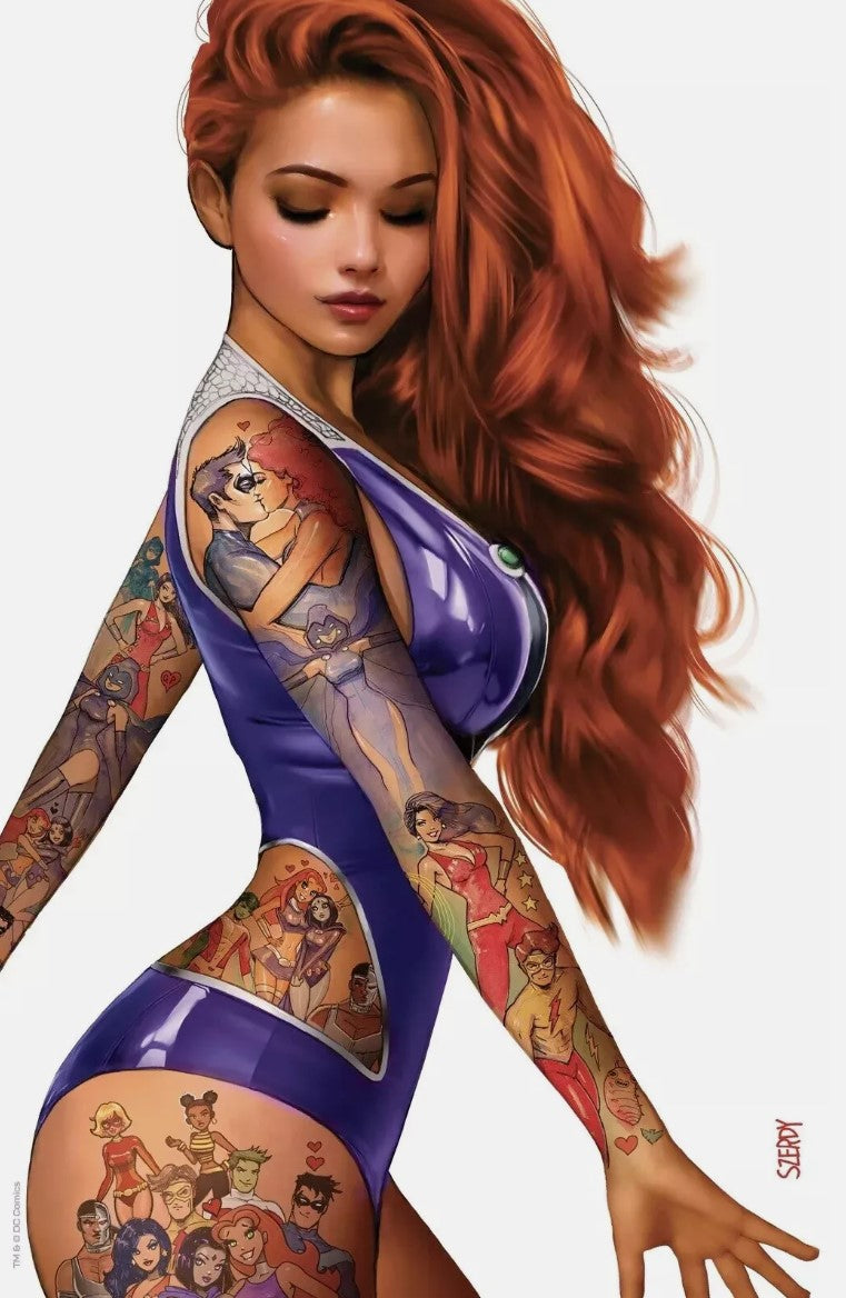 Tales of the Titans #1 - Cover D - 616 Exclusive - Nathan Szerdy Tattoo Virgin Variant