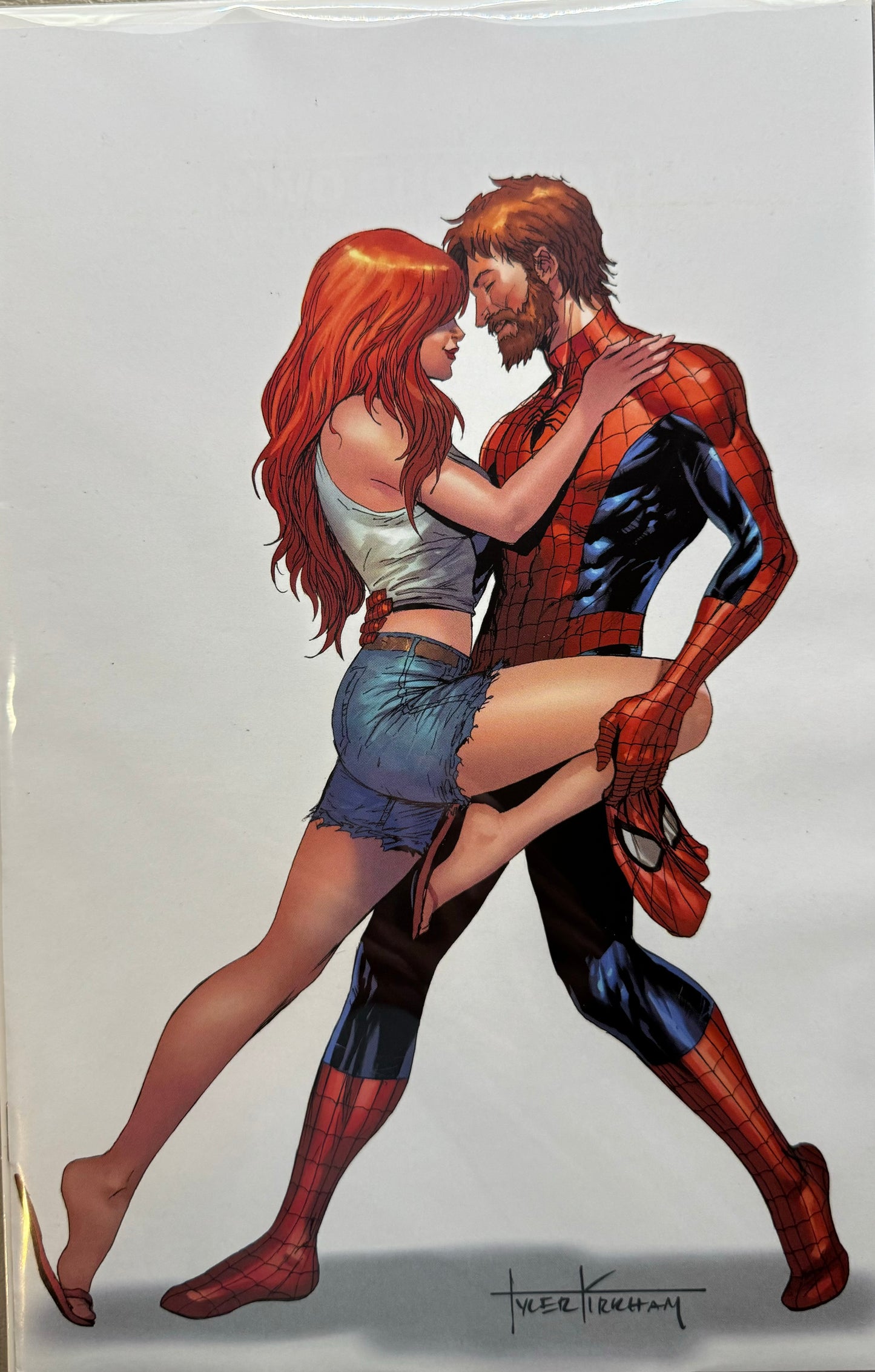 Ultimate Spider-man Vol 2 #4 - Unknown Comics Promo - Tyler Kirkham Exclusive White Virgin Variant
