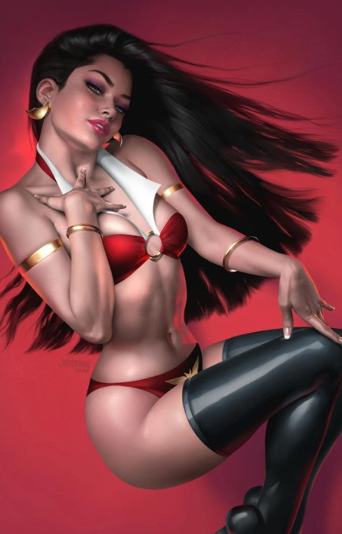 Vampirella VS Superpowers #2 - Cover P - 616 Exclusive- Josh Burns Virgin Variant