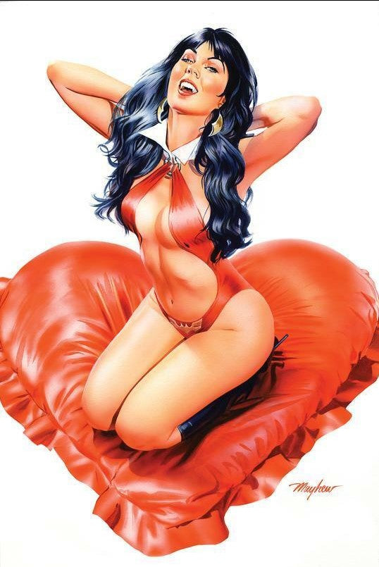 Vampirella Valentines Day Special #1 - Mike Meyhew "Red Romance" Virgin Variant
