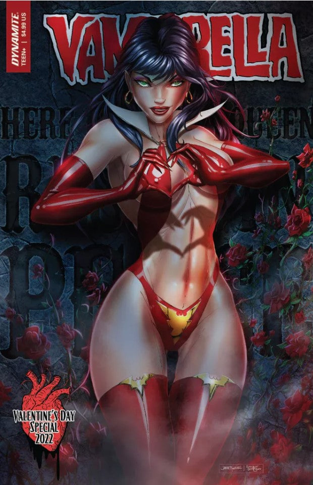 Vampirella Valentines Day Special (2022) - Cover K - Jamie Tyndall Trade Variant - LTD 200
