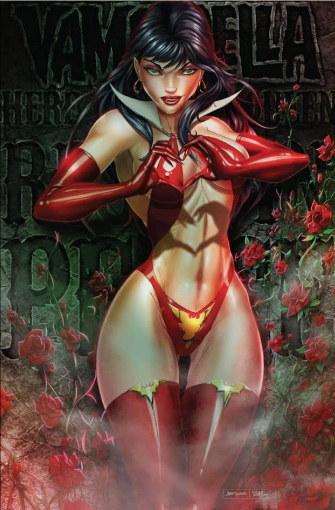 Vampirella Valentines Day Special (2022) - Cover L - Jamie Tyndall Virgin Variant - LTD 100
