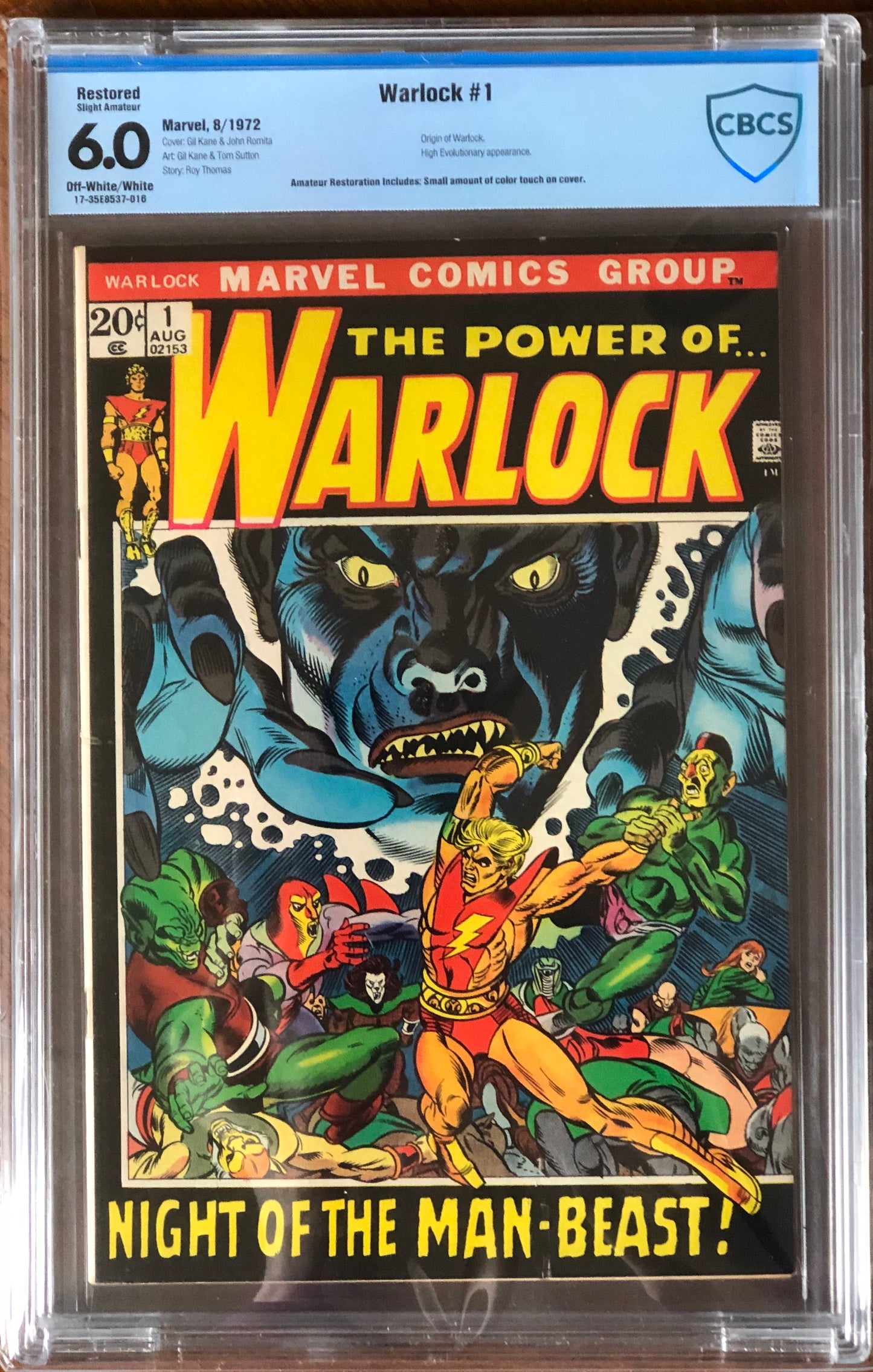 Warlock #1 - CBCS 6.0- Origin of Warlock