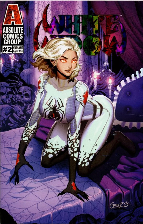 White Widow #2 - Cover M - Genzoman Rainbow Foil Logo Variant