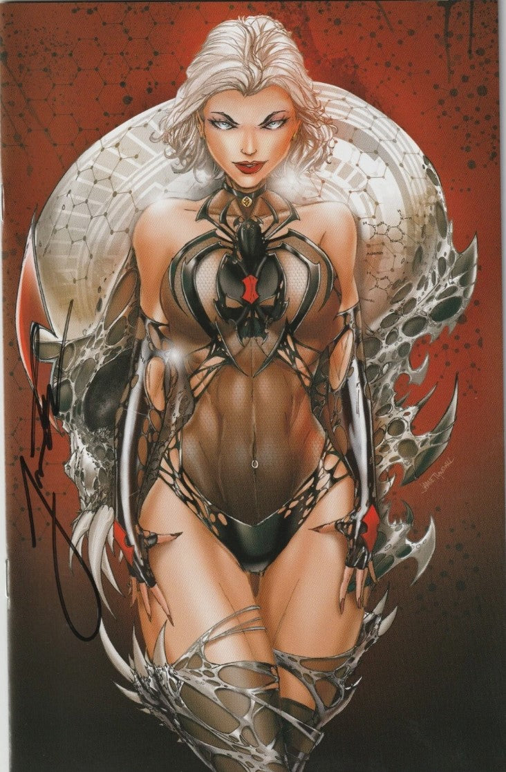 White Widow #2 - Cover W - Jamie Tyndall Homage Skull Metal Edition - CGC Signature Series 9.8
