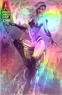 White Widow #3 - Natalie Sanders - Eclipse HoloFoil Variant