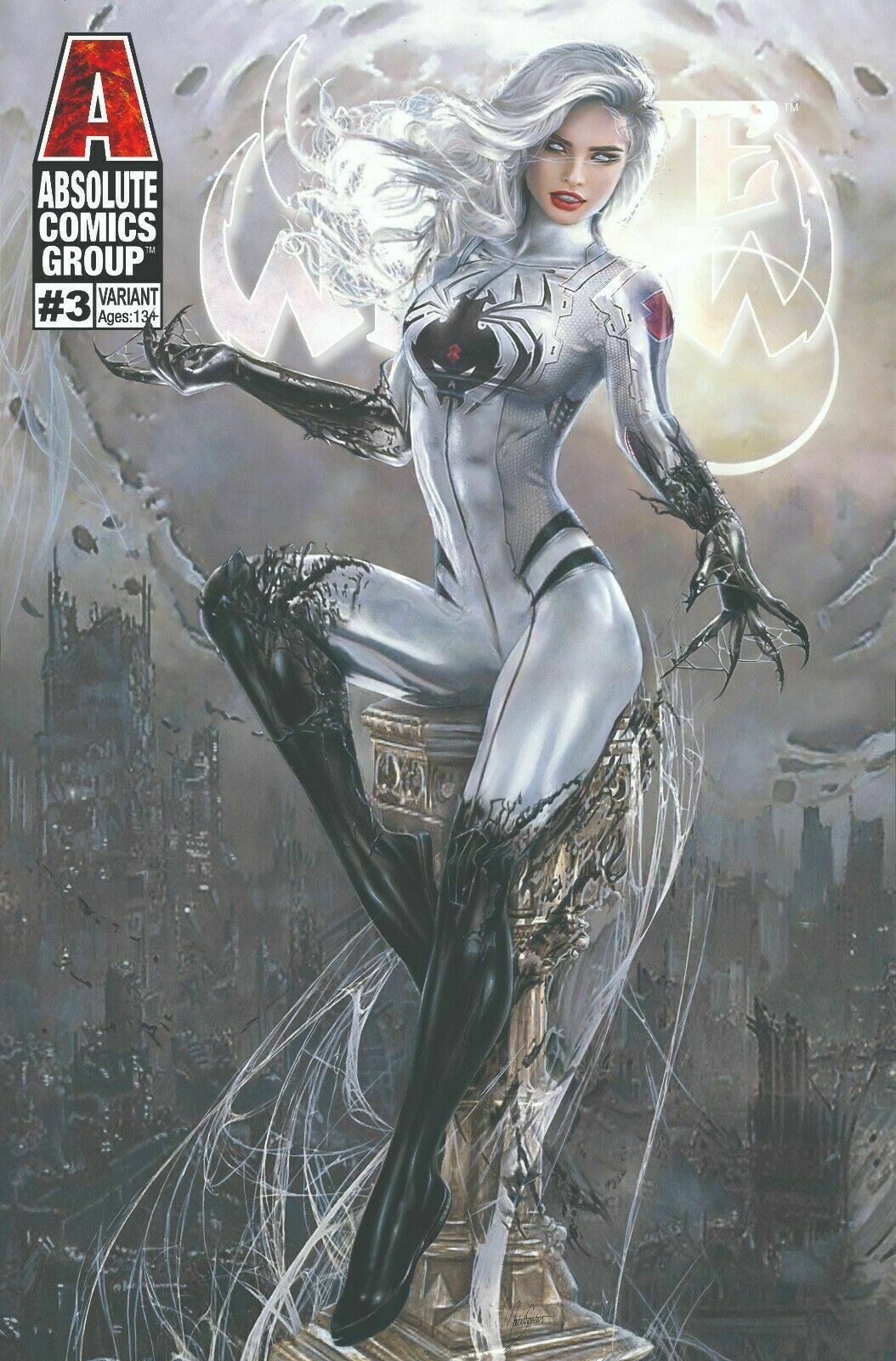 White Widow #3 - Natalie Sanders - Eclipse Trade Variant