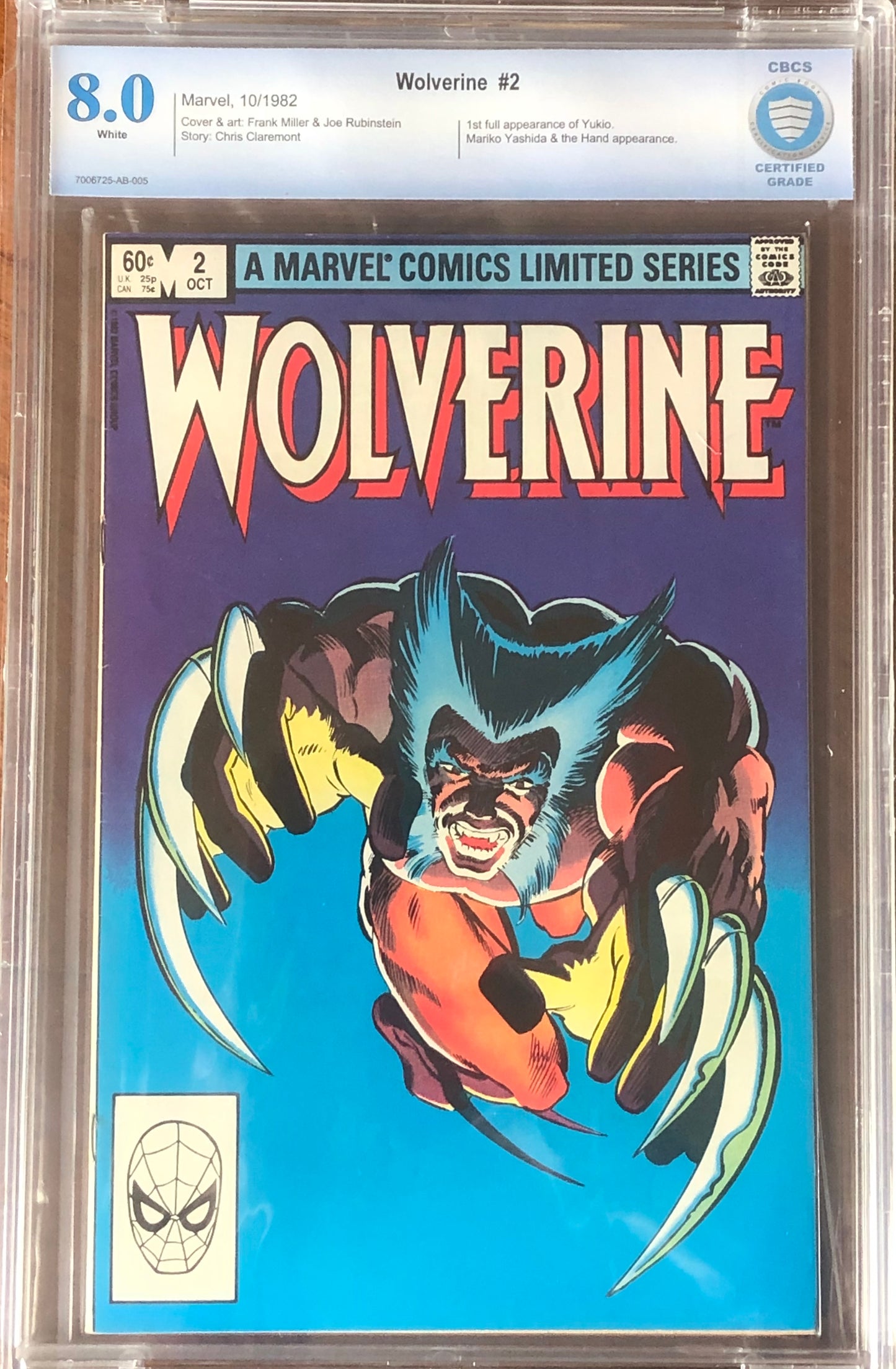 Wolverine #2- CBCS 8.0