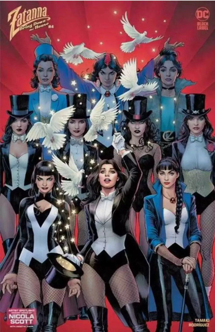 Zatanna Bring Down The House #4 - Cover D - Nicola Scott Artist Spotlight Variant