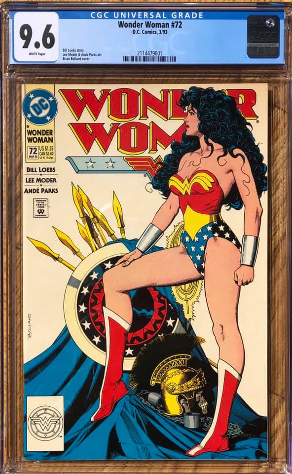 Wonder Woman Vol2 #72 - Brian Bolland Variant - CGC 9.6
