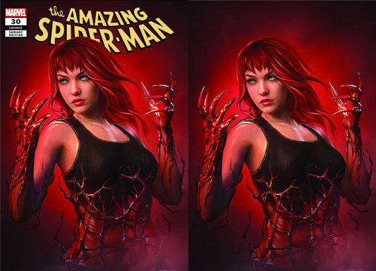The Amazing Spider-man Vol 5 #30 - Comicxposure Exclusive - Shannon Maer Mary Jane Trade & Virgin Set