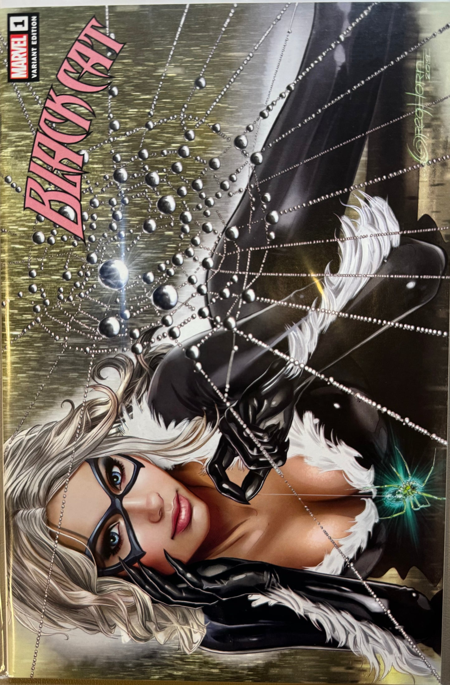 Black Cat - Vol3 #1 - Cover B - ComicXposure - Greg Horn Trade Cover