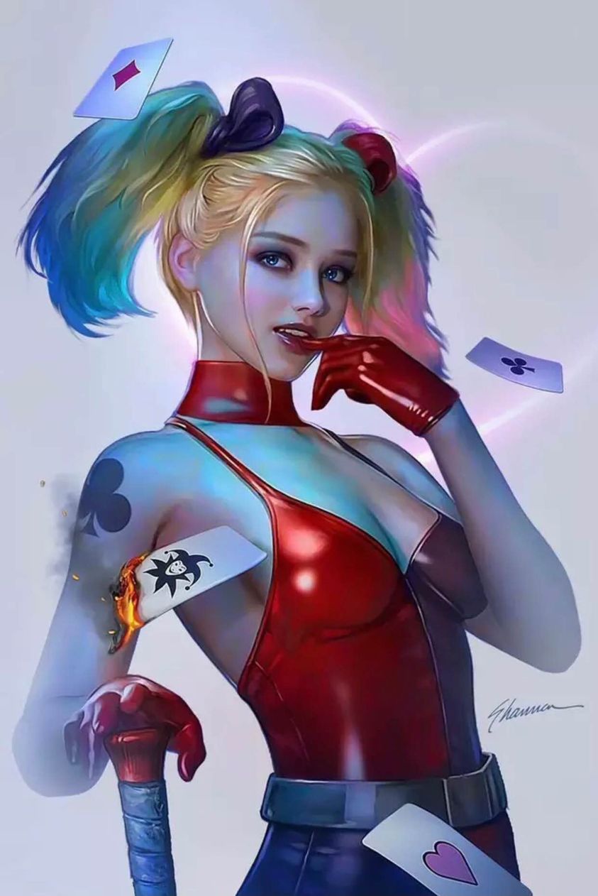 Harley Quinn Vol4 #1 - Cover J - Shannon Maer White Virgin Fan Expo Variant [RARE]