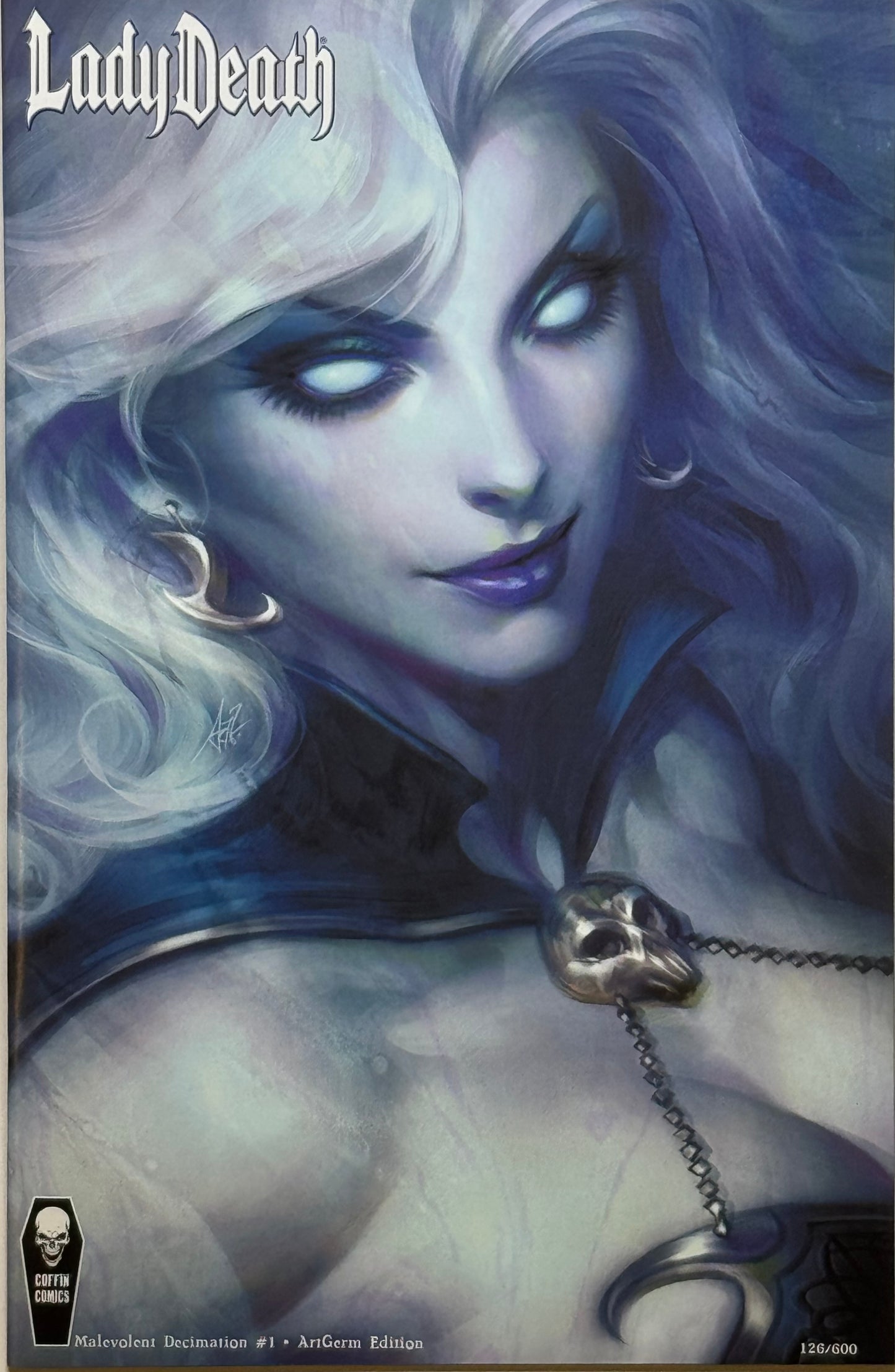 Lady Death - Malevolent Decimation #1  - Cover C - Stanley Artgerm Lau Trade Edition - LTD 600