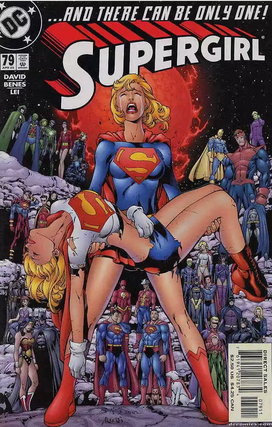 Supergirl Vol4 #79 & #80 - Cover B - Ed Benes Variant - Homage to Crisis on Infinite Earths #7