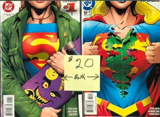 Supergirl #1 & Supergirl #51 Cover Set