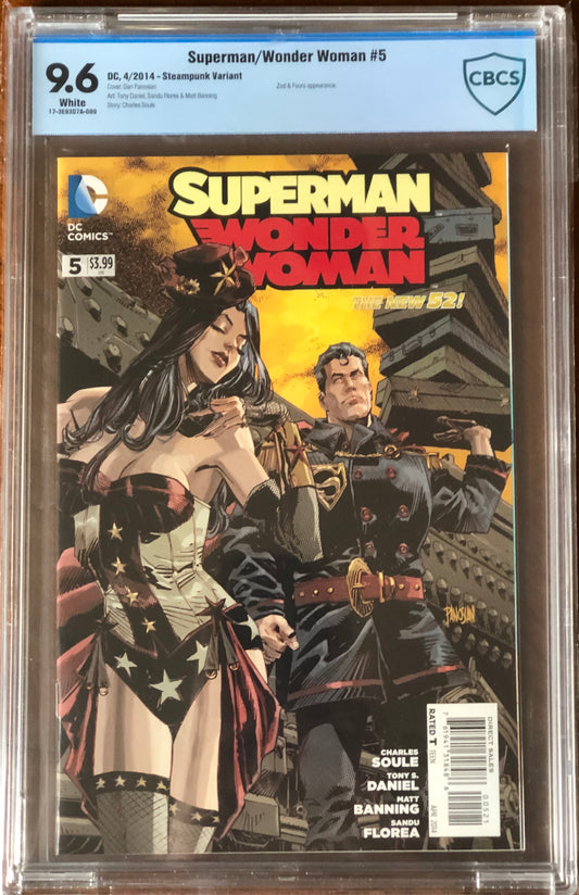 Superman Wonder Woman #5 - Cover D - Dan Panosian Steampunk Variant - CBCS 9.6
