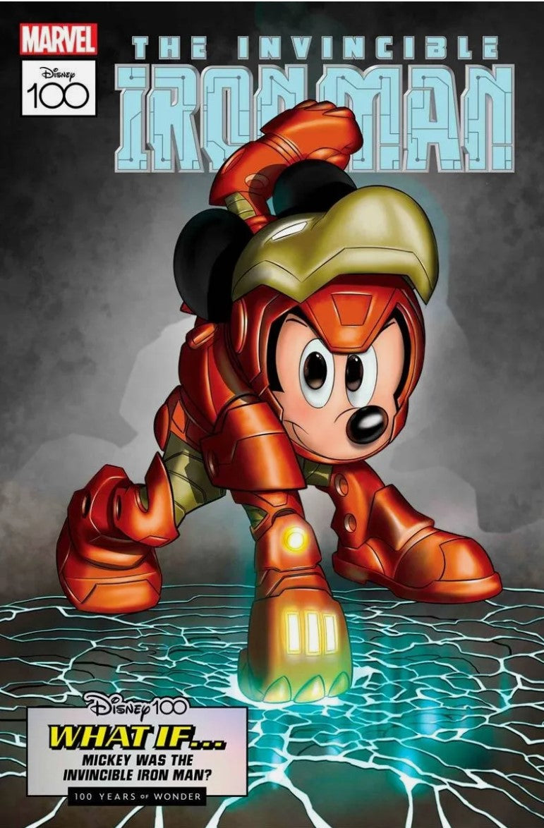 The Amazing Spider-man Vol 6 #27 - Cover C - Claudio Sciarrone Disney 100 Invincible Iron Man Variant