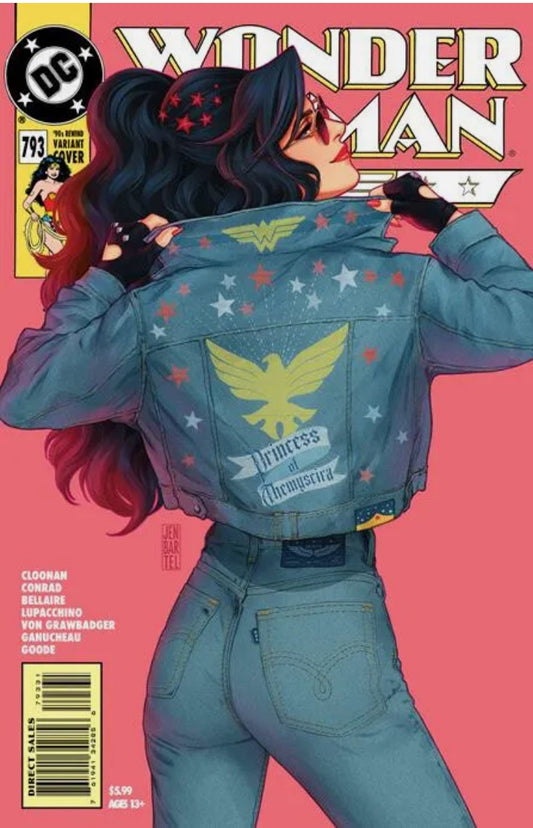 Wonder Woman - Vol5 #793 - Cover D - Jen Bartel 90s Cover Month Card Stock Variant