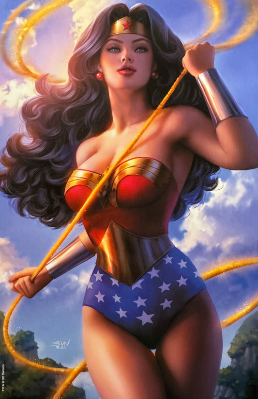 Wonder Woman 80th Anniversary 100-Page Super Spectacular #1 - Cover M - Lab City Exclusive - Sun Khamunaki Virgin Variant [Rare]