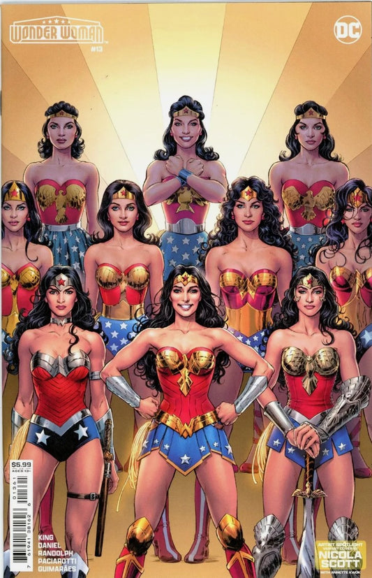 Wonder Woman Vol6 #13 -  Cover D - Nicola Scott Artist Spotlight Variant - Absolute Power Tie-In